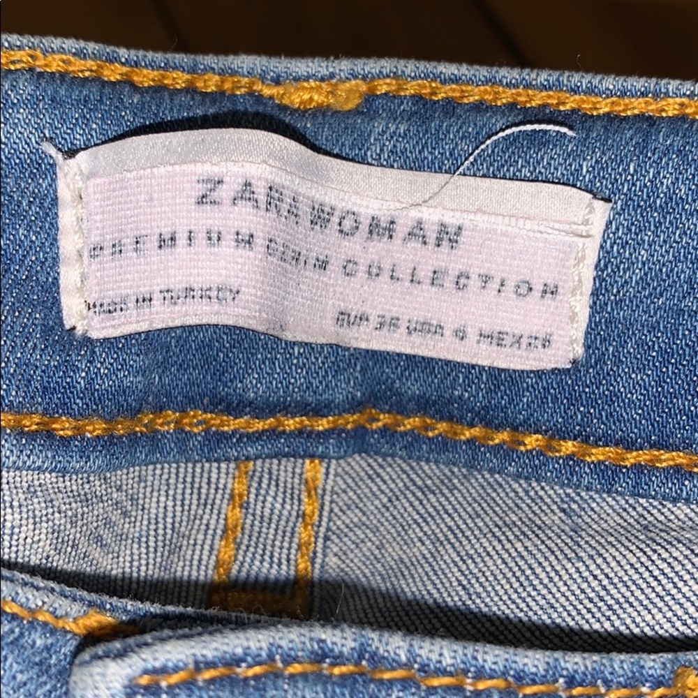 Zara Premium Denim Collection Women’s Jeans Sz 4 - Picture 4 of 4
